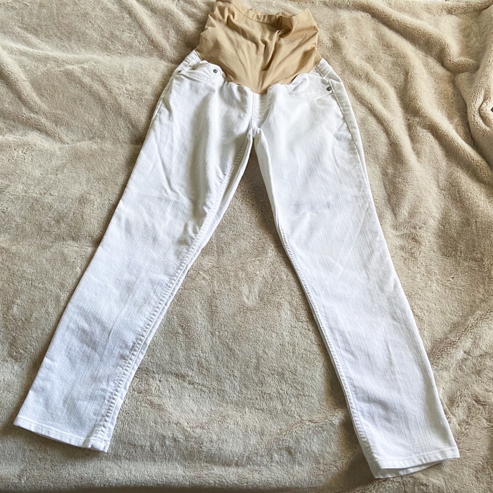 White Maternity Jeans
